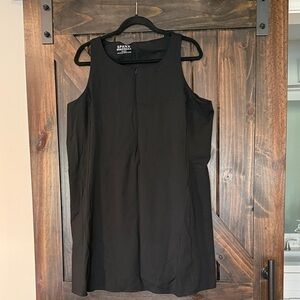 SPANX Classic Black Sleeveless Active Dress with Built in Shorts